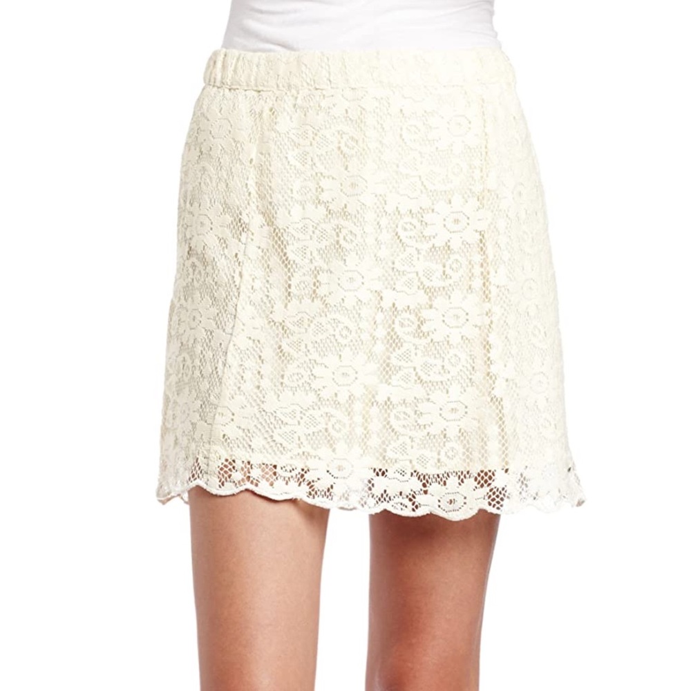 Volcom • Off White Lace Skirt